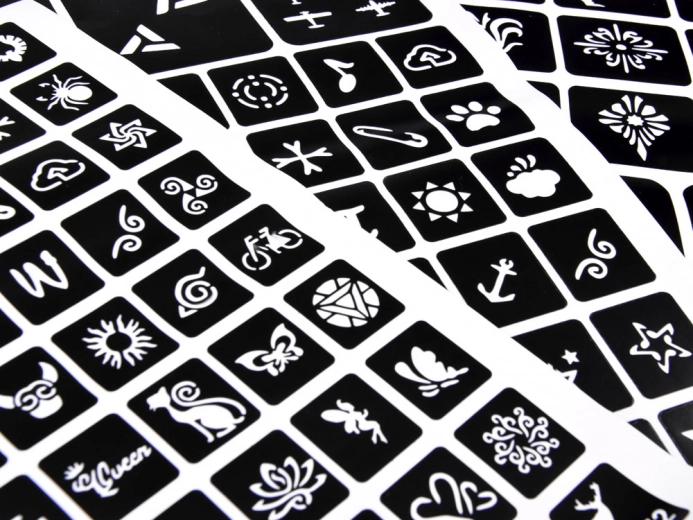 Viegli uzliekamas šablonas