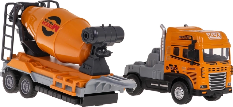 Rotējošs bungas mehānisms un atvienojama piekabe