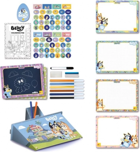 Sauss dzēšams marķieris, krītiņas un uzlīmes