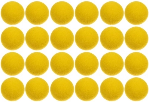 24 mīkstas putu bumbiņas