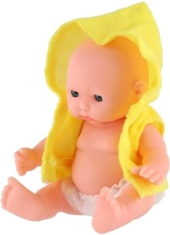 Burvīgs mazulis 12 cm ar tekstila apģērbu