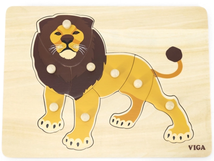 Mācīšanās caur spēli ar lauvas motīvu