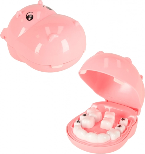 Nīlzirgs ar izņemamiem zobiem