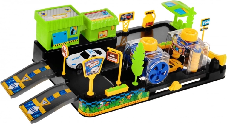 Kustīga lente un rotējošas birstes