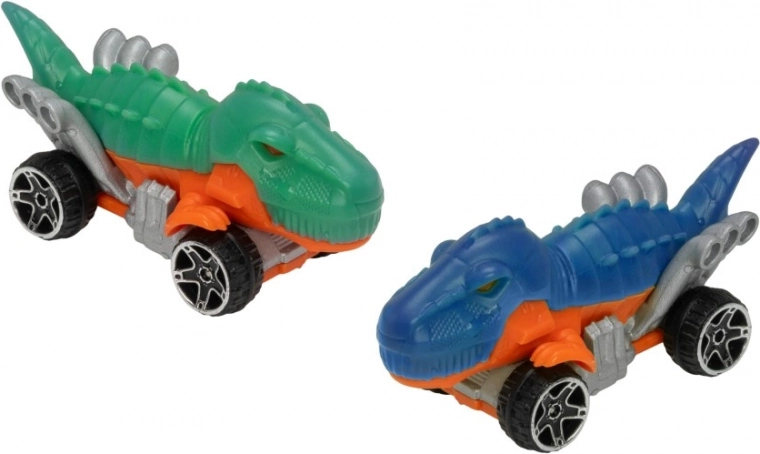 Spēle ar dinozauru mašīnītēm