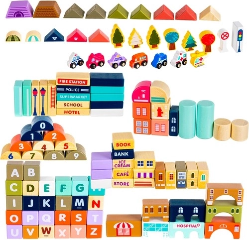 Bagātīgs ēku un transportlīdzekļu komplekts