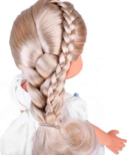 Gari blonzi mati, piemēroti ķemmēšanai