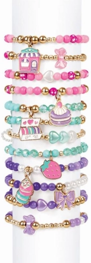 Create at least 12 sweet bracelets