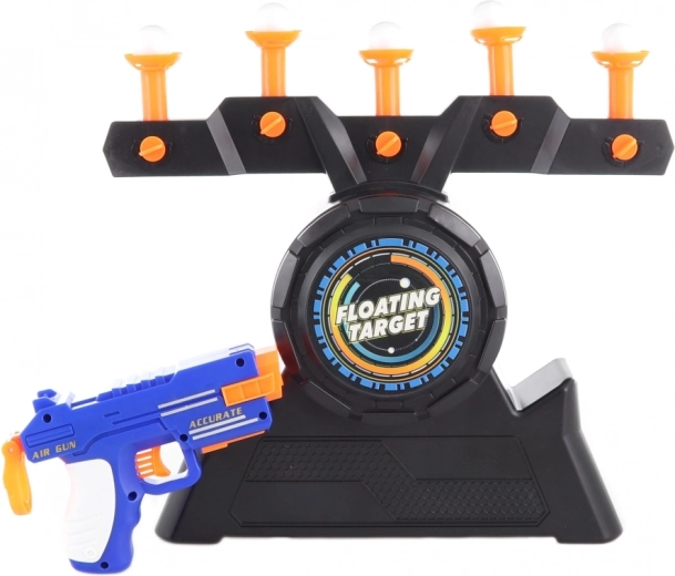 Levitējošas bumbiņas kustīgiem mērķiem