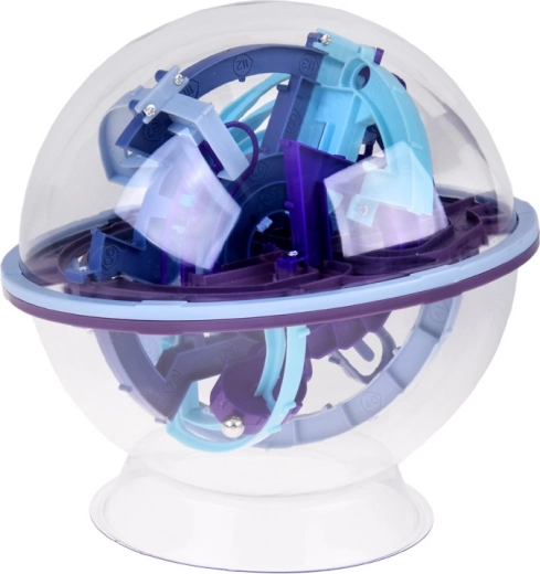 Caurspīdīga bumba ar daudzlīmeņu 3D labirintu