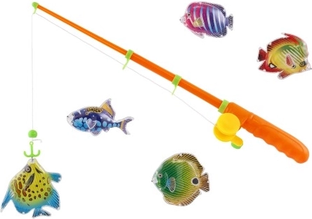 Magnētiskā ķeršana ar 39 cm makšķeri