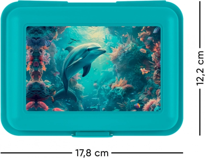 Radošs dizains ar delfīnu