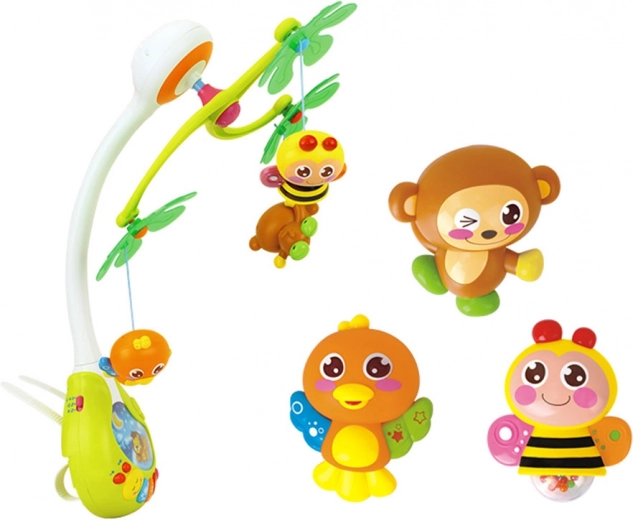 Krāsaini dzīvnieciņu piekariņi un grabulīši