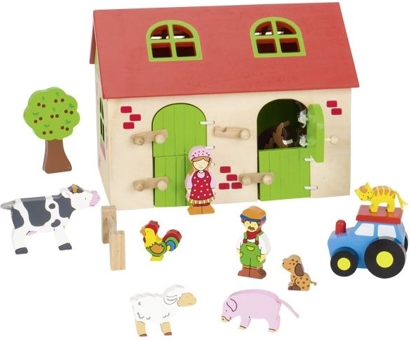 Interaktīva kūts ar atveramām durvīm