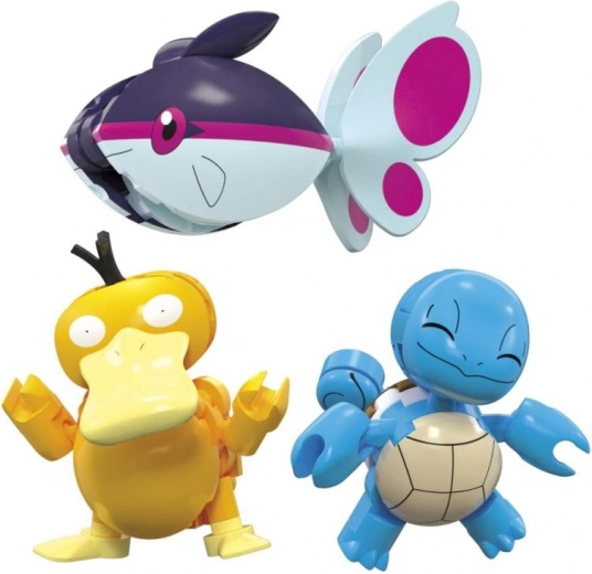 Trīs ikoniskas POKÉMON figūriņas