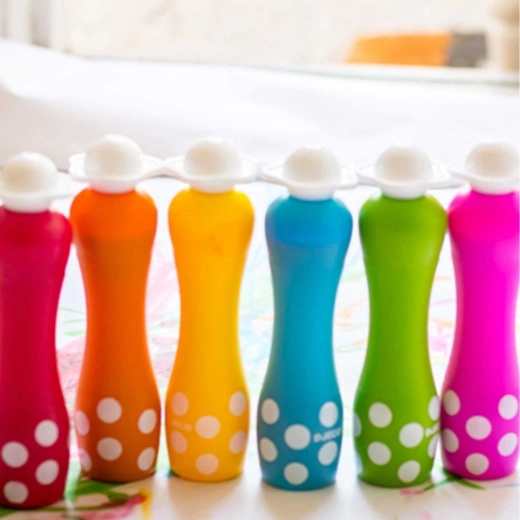 Sešas košas, viegli mazgājamas krāsas