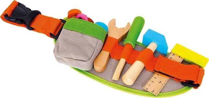 Krāsaina koka instrumentu josta