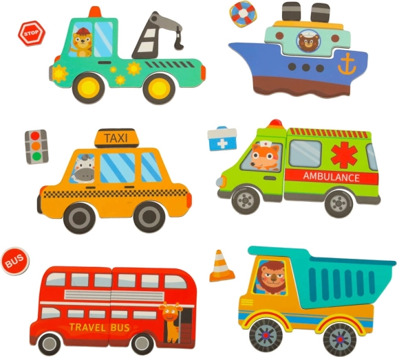 Iecienīti transportlīdzekļi un dzīvas ainas