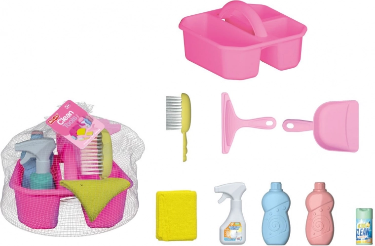 Realistic accessories for pretend cleaning
