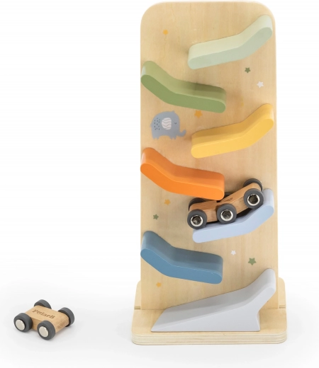 Dinamisks prieks ar auto trasi