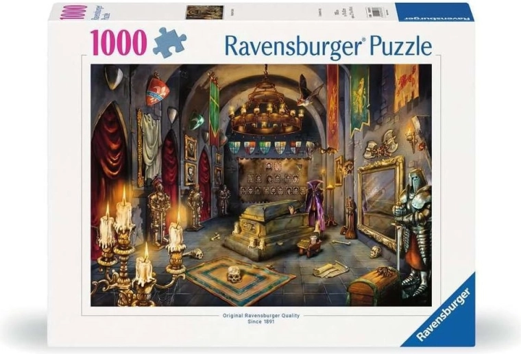 1000 pieces with a mysterious motif