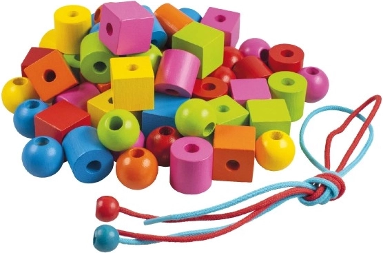 Lielas košas krelles mazām rociņām