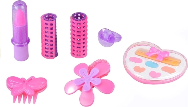 Make-up aksesuāri un ruļļi radošai spēlei