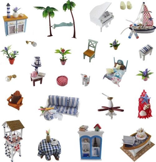 Rich accessories and furniture