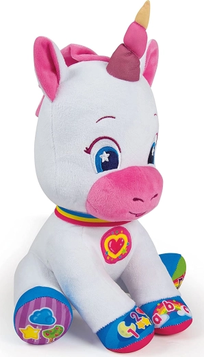 5 interaktīvas pogas skaitļu, burtu, formu un krāsu apgūšanai