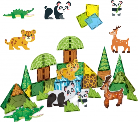 Magnētiska savienošana stabilām 3D būvēm