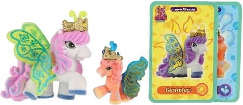 Komplekts ar divām figūriņām un kartītēm