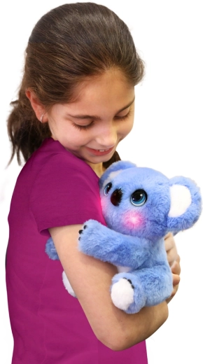 Koala, kas reaģē uz pieskārienu