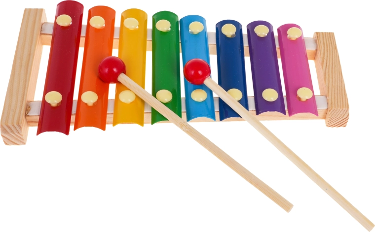 Daudzveidīgi instrumenti pirmajai muzicēšanai