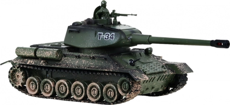 Detalizēts T-34 modelis ar kustīgu torni