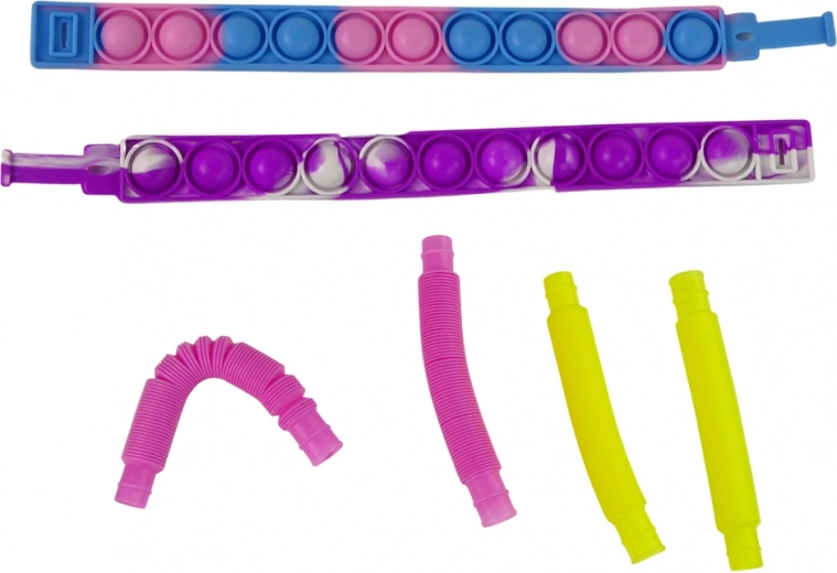 Trubiņas un elastīgas auklas stiepšanai un skaņas efektiem