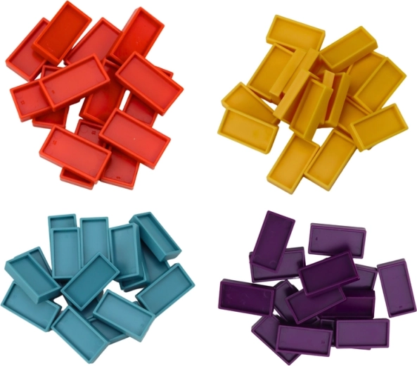Krāsaini domino kauliņi