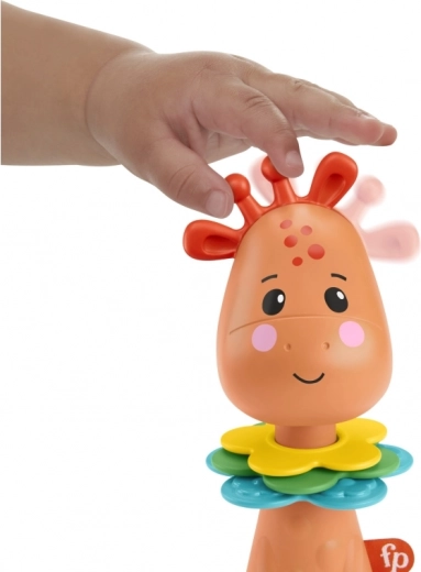 Krāsaini riņķi, kas aicina grozīt un kratīt