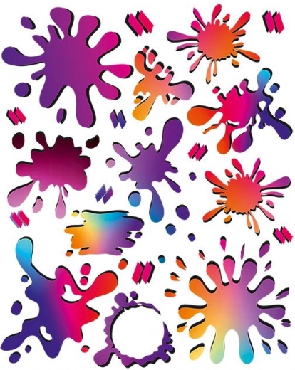 Košas krāsas un rotaļīgi motīvi