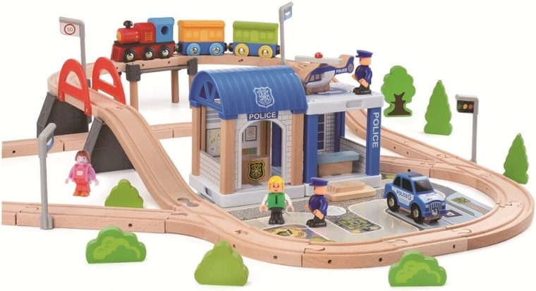 Policija, stacija un ceļa zīmes