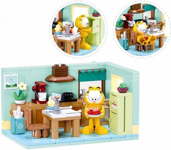 Virtuve pilna ar detaļām reālistiskai spēlei