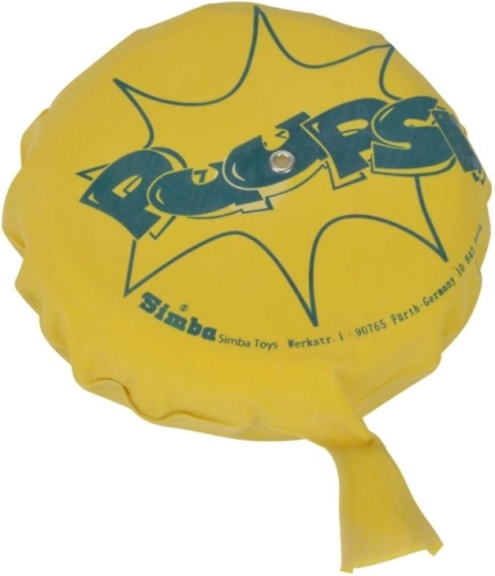 Dzeltens pirdiena maisiņš ar jautriem attēliem