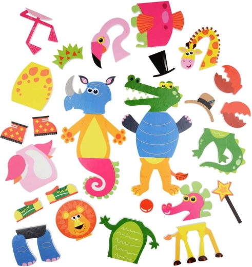 31 krāsains gabaliņš bezgalīgām kombinācijām