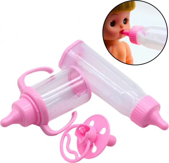 Rotaļu pudelītes ar pazūdošu pienu