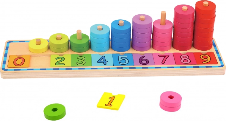 Skaitīšanas un krāsu mācīšanās no 2 gadu vecuma