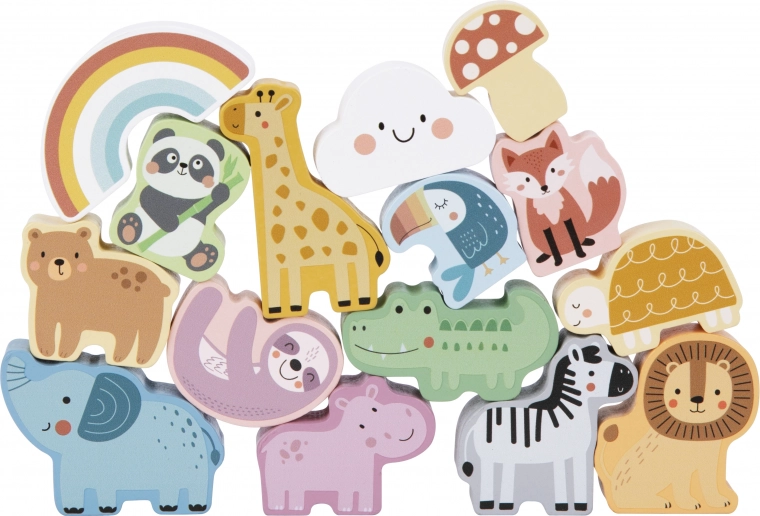 Koka figūras un kartītes