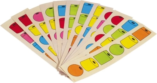 Paraugi formu un krāsu apguvei