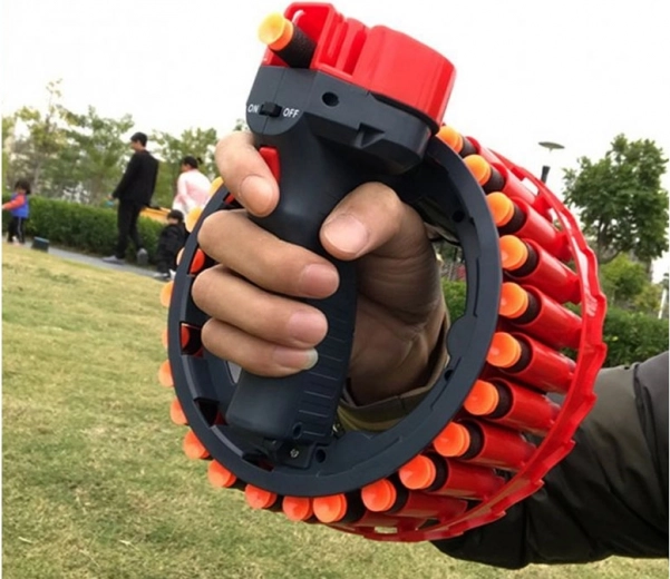 Rotējoša aptvere 28 bultām