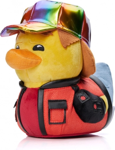 Detailed cosplay look of Marty McFly