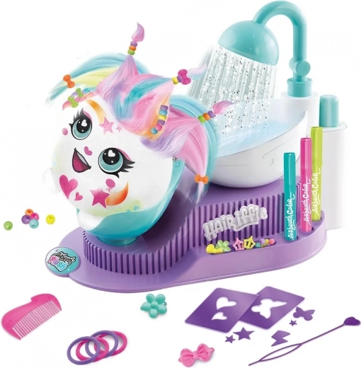 Electronic airbrush for easy pattern coloring