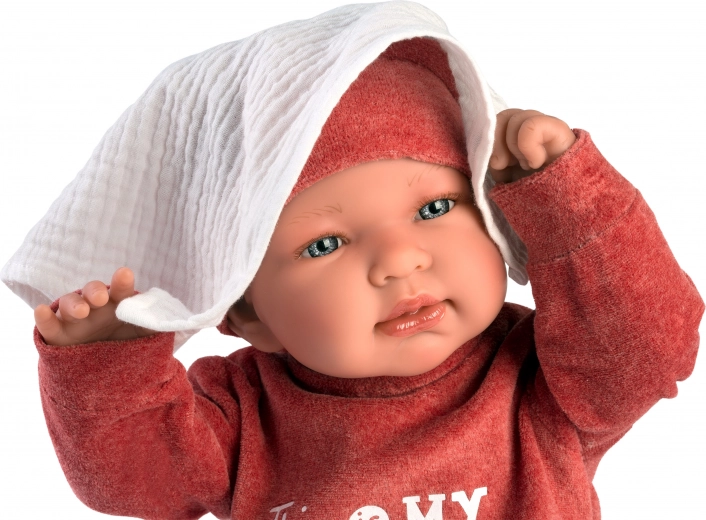 Mīkstiņš ar bumbiņu nomierināšanai